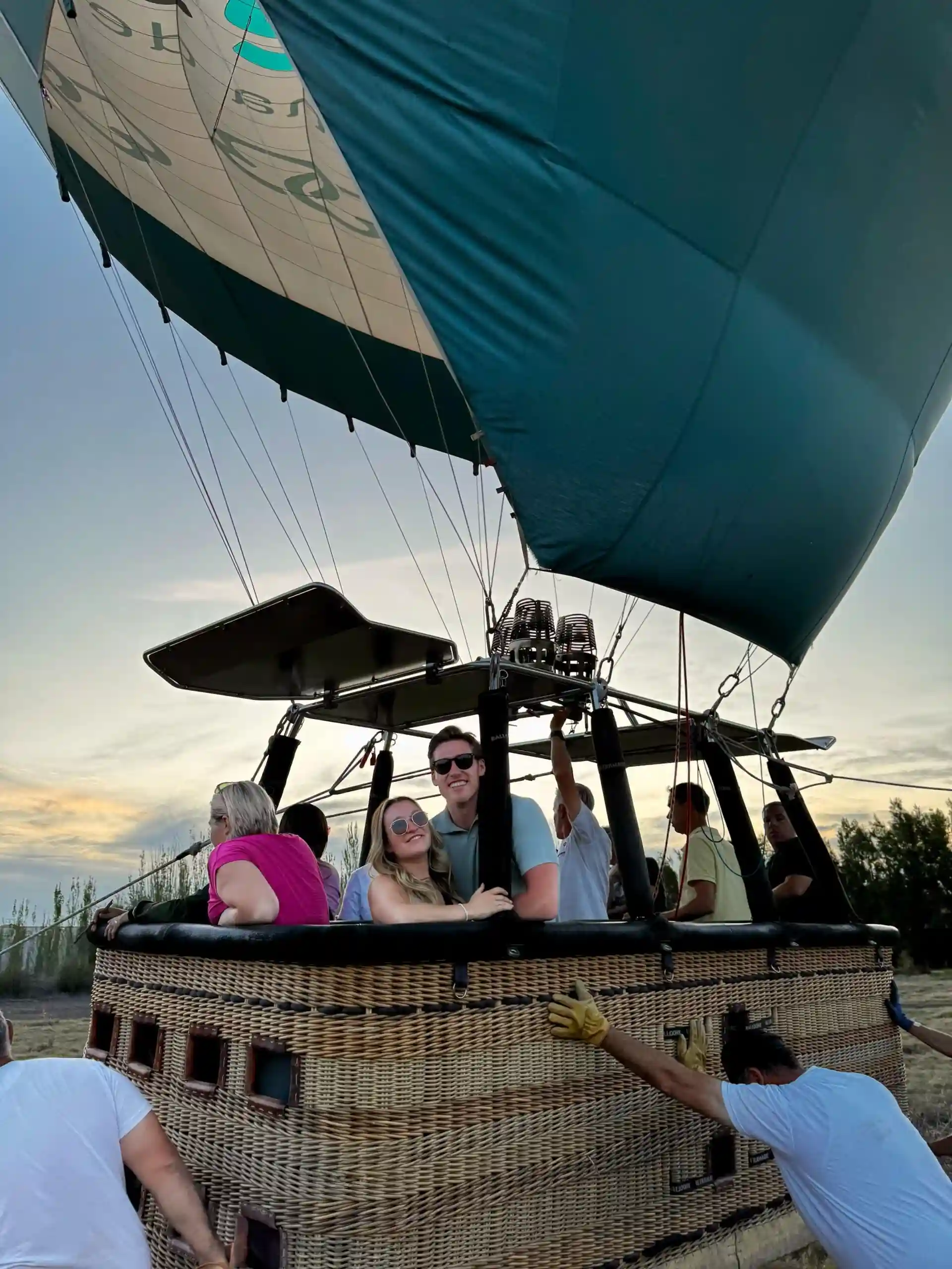 Pareja en Globo Aerostatico Valle de Uco
