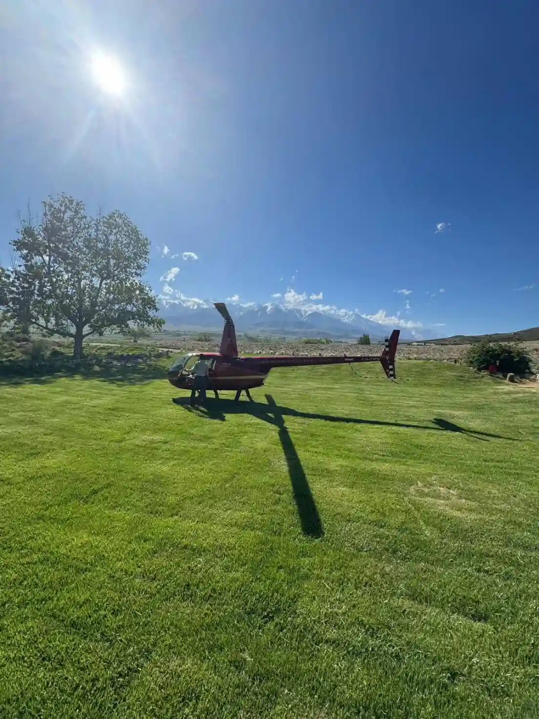 Paseo en helicóptero sobre bodegas en el Valle de Uco, Mendoza