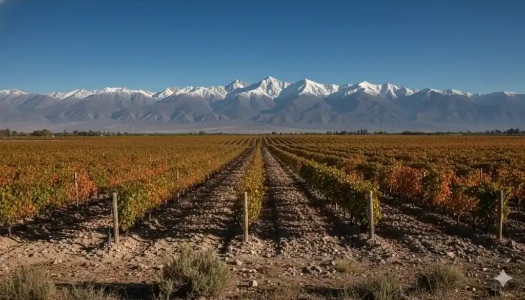 Viñedos de altura en Gualtallary, Valle de Uco, hogar de los vinos de 100 puntos de Alejandro Vigil.